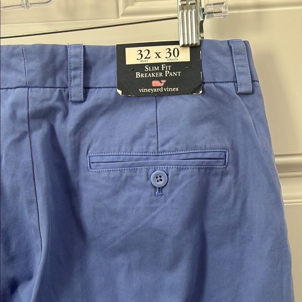 NWT Vineyard Vines Slim Fit Men's Light Blue Chinos size 32 x 30